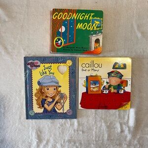 Goodnight Moon, Calliou, & Holly Hobbie Book Lot